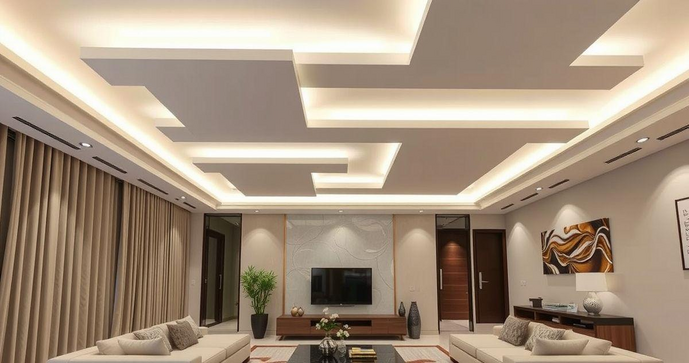 Forro modular de gesso: vantagens e aplica&ccedil;&otilde;es para ambientes modernos