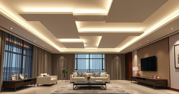 Forro modular de gesso &eacute; a solu&ccedil;&atilde;o ideal para ambientes modernos e elegantes