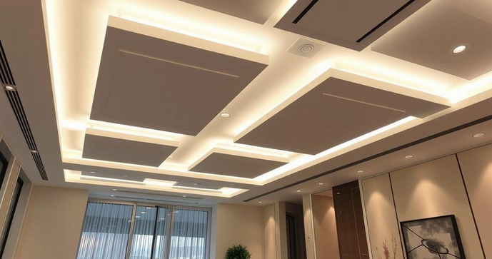 Forro modular gesso &eacute; a solu&ccedil;&atilde;o ideal para ambientes modernos e elegantes