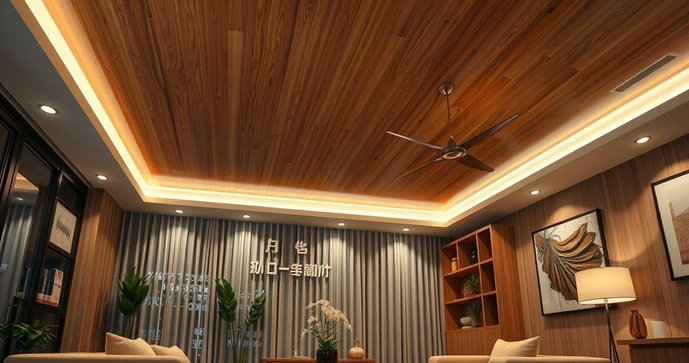 Forro de PVC Madeirado como Solu&ccedil;&atilde;o Pr&aacute;tica e Est&eacute;tica para Ambientes