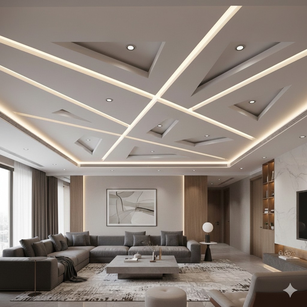 forro de gesso para comércio