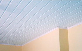 Forro de pvc com isopor